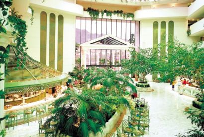 Inside The Atrium At The Guayarmina Princess Hotel